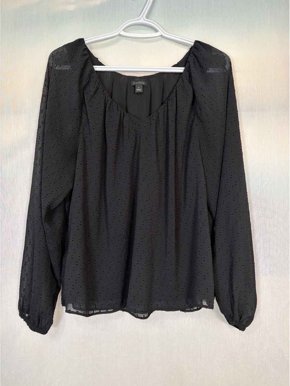 Ann Taylor Long Sleeve Blouse Women's Medium